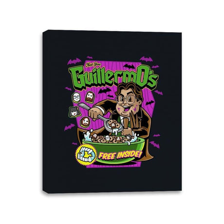 GuillermO's Cereal - Canvas Wraps Canvas Wraps RIPT Apparel 11x14 / Black