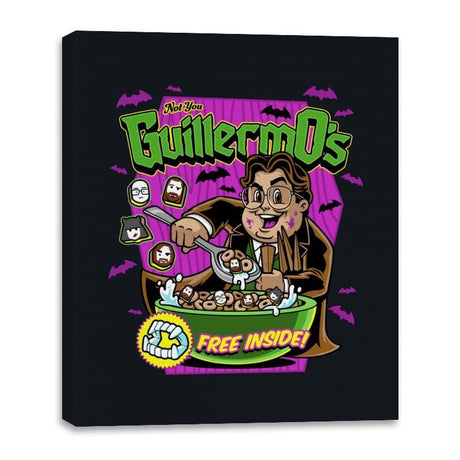 GuillermO's Cereal - Canvas Wraps Canvas Wraps RIPT Apparel 16x20 / Black