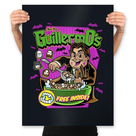 GuillermO's Cereal - Prints Posters RIPT Apparel 18x24 / Black