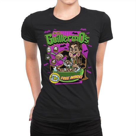 GuillermO's Cereal - Womens Premium T-Shirts RIPT Apparel Small / Black