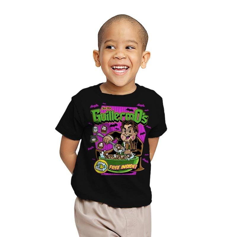 GuillermO's Cereal - Youth T-Shirts RIPT Apparel X-small / Black