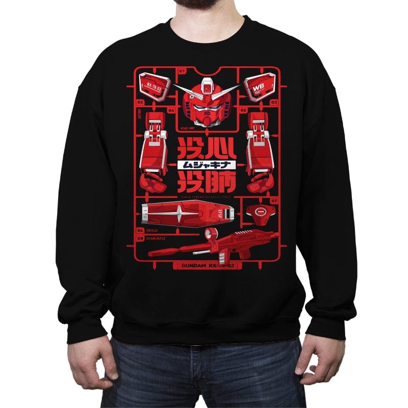 Gundam RX-78-02 Blueprint - Crew Neck Sweatshirt