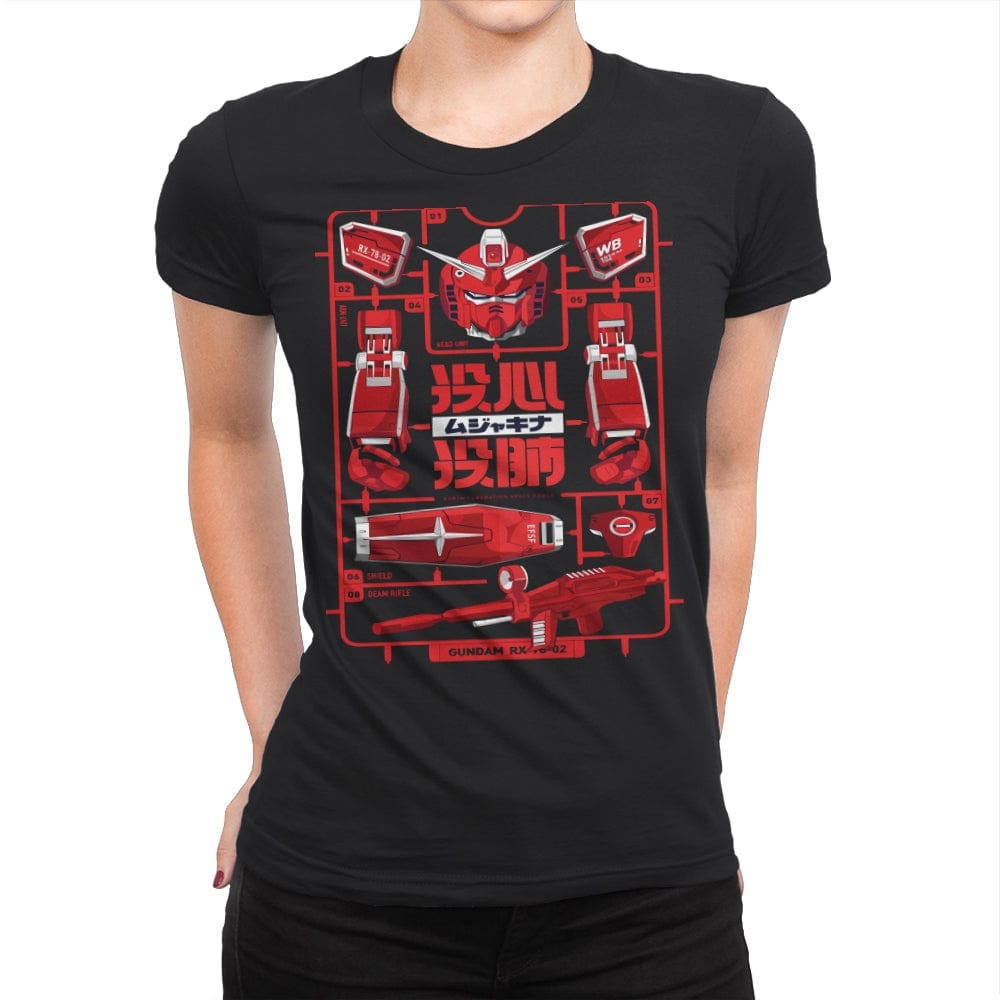 Gundam RX-78-02 Blueprint - Womens Premium