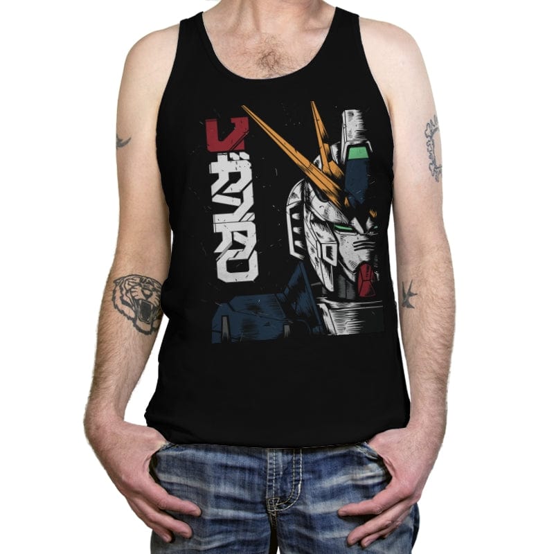 Gundam - Tanktop Tanktop RIPT Apparel X-Small / Black