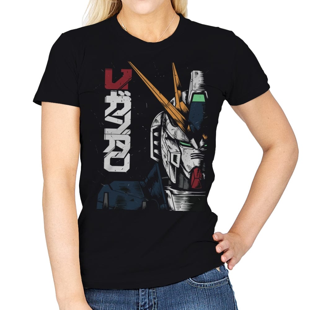 Gundam - Womens T-Shirts RIPT Apparel Small / Black