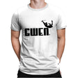 Gwen Sporty - Mens Premium T-Shirts RIPT Apparel Small / White