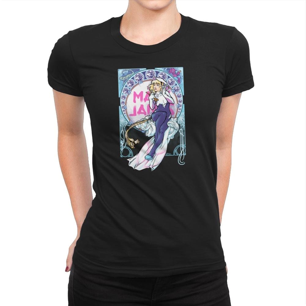 Gwendoline, La Dame des Araignées Exclusive - Womens Premium T-Shirts RIPT Apparel Small / Black