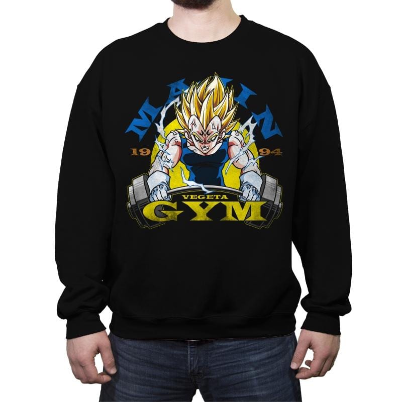 Gym Of Majin - Crew Neck Sweatshirt Crew Neck Sweatshirt RIPT Apparel Small / Black