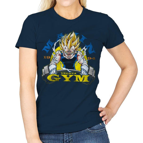 Gym Of Majin - Womens T-Shirts RIPT Apparel Small / Navy