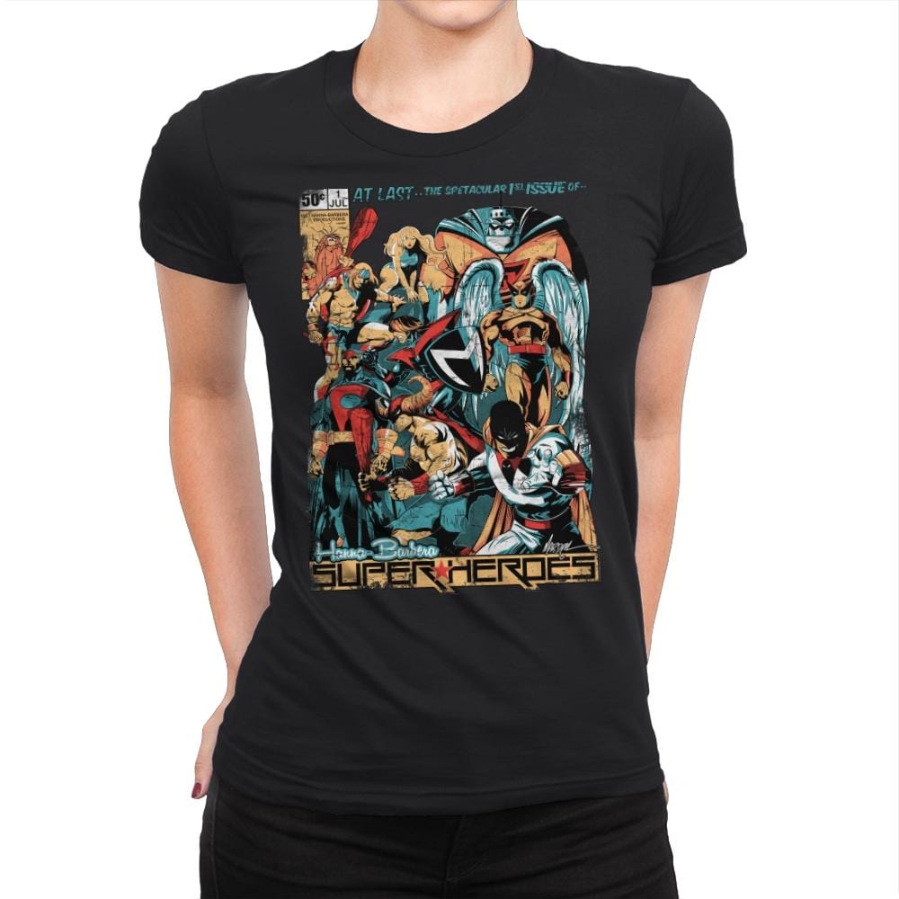 H.B. Super Heroes - Best Seller - Womens Premium T-Shirts RIPT Apparel Small / Black