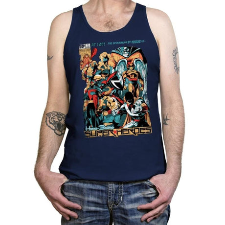 H.B. SUPER HEROES - Tanktop Tanktop RIPT Apparel X-Small / Navy