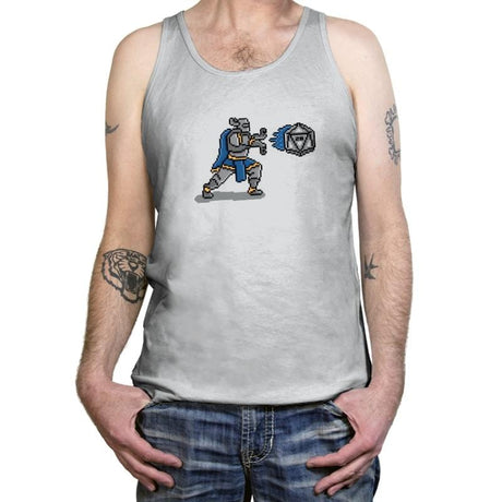 HadoukenD20 - Tanktop Tanktop RIPT Apparel X-Small / Silver