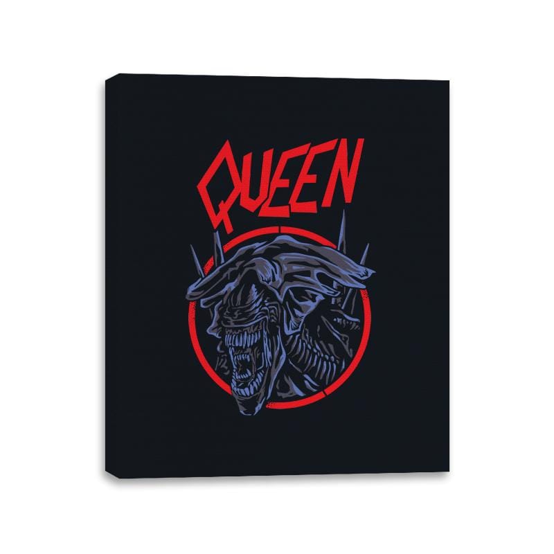 Hail to the Queen - Canvas Wraps Canvas Wraps RIPT Apparel 11x14 / Black