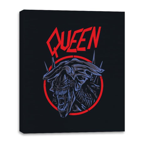 Hail to the Queen - Canvas Wraps Canvas Wraps RIPT Apparel 16x20 / Black