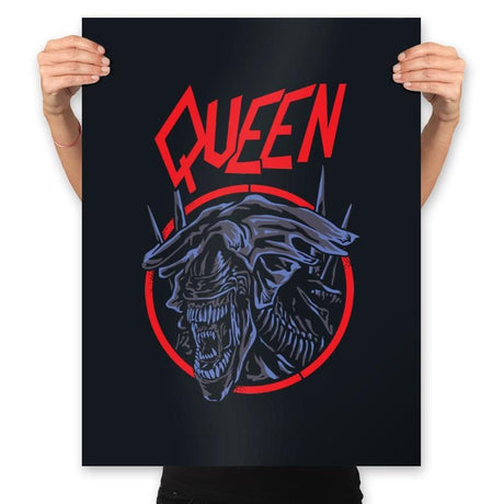 Hail to the Queen - Prints Posters RIPT Apparel 18x24 / Black