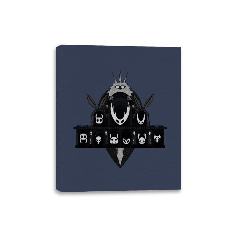 Hall of Masks - Canvas Wraps Canvas Wraps RIPT Apparel 8x10 / Navy