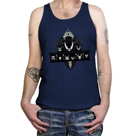 Hall of Masks - Tanktop Tanktop RIPT Apparel X-Small / Navy