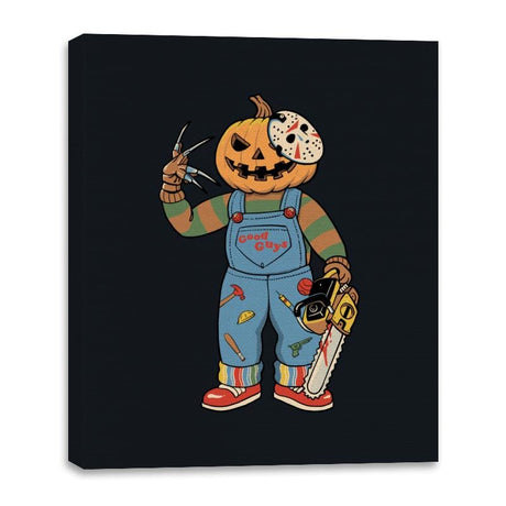 Halloween Boy - Canvas Wraps Canvas Wraps RIPT Apparel 16x20 / Black