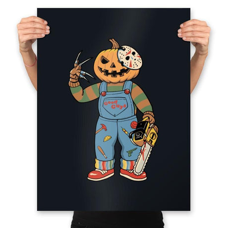 Halloween Boy - Prints Posters RIPT Apparel 18x24 / Black