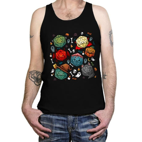 Halloween Dice - Tanktop Tanktop RIPT Apparel X-Small / Black