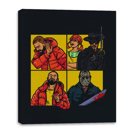 Halloween Done Right - Canvas Wraps Canvas Wraps RIPT Apparel 16x20 / Black