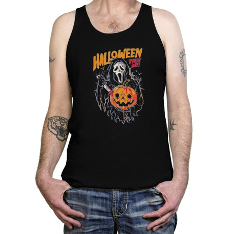 Halloween Everyday - Tanktop Tanktop RIPT Apparel X-Small / Black