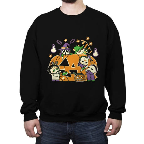 Halloween is Coming - Crew Neck Sweatshirt Crew Neck Sweatshirt RIPT Apparel Small / Black