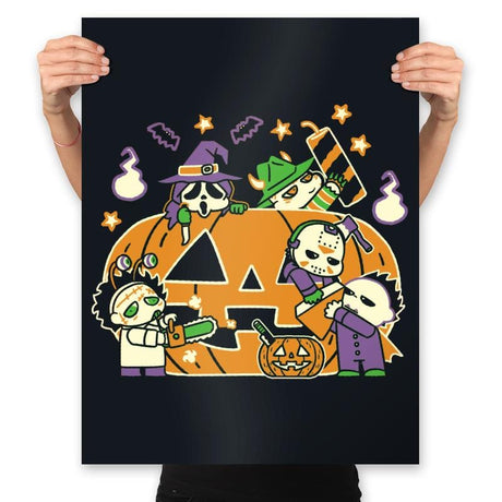 Halloween is Coming - Prints Posters RIPT Apparel 18x24 / Black