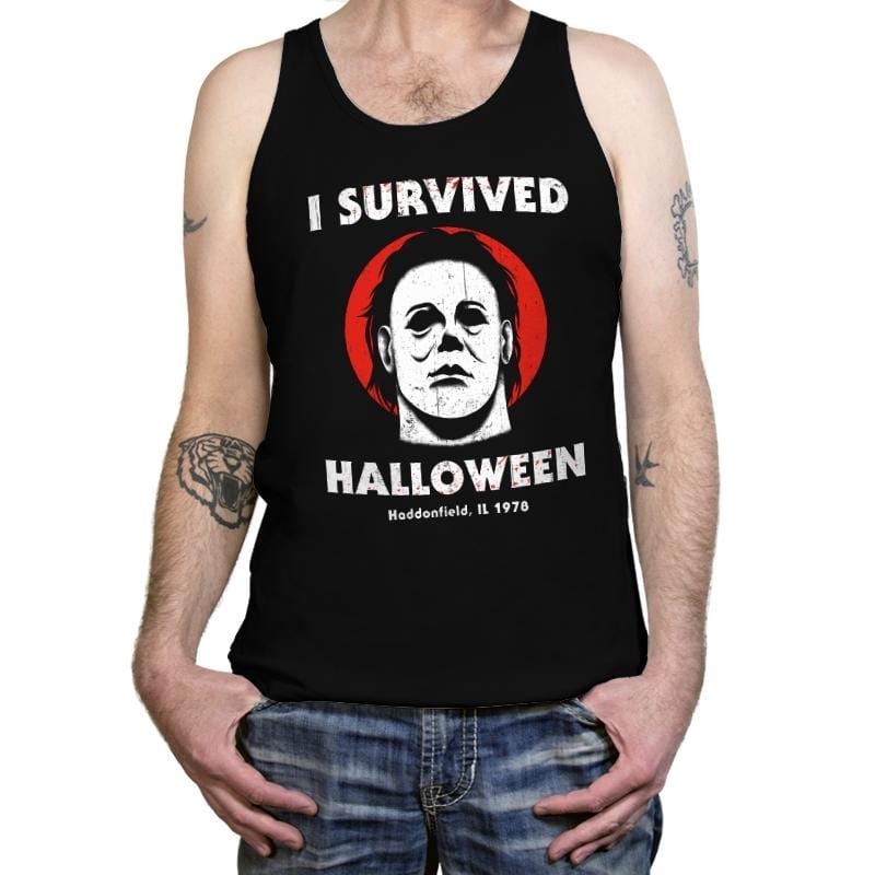 Halloween Survivor - Tanktop Tanktop RIPT Apparel X-Small / Black