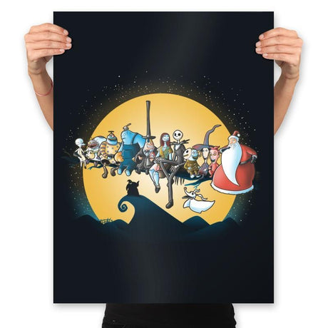 Halloween Workers - Prints Posters RIPT Apparel 18x24 / Black