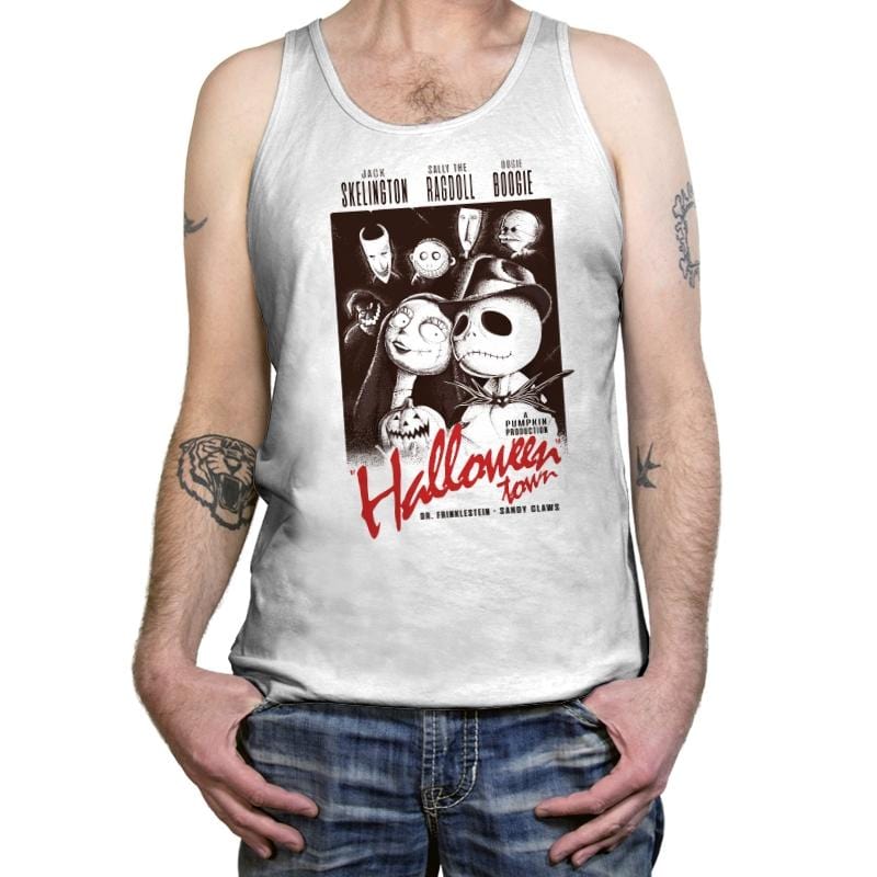 Halloweenblanca - Tanktop Tanktop RIPT Apparel X-Small / White