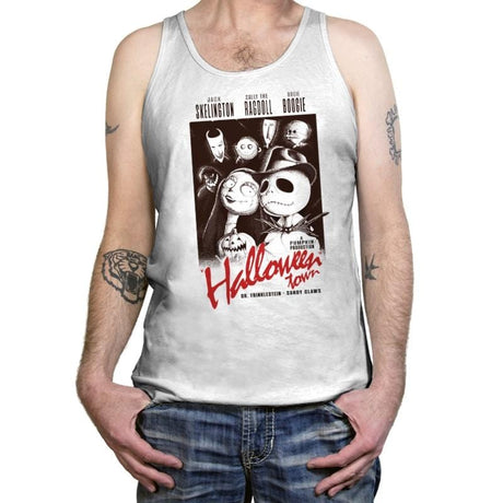 Halloweenblanca - Tanktop Tanktop RIPT Apparel X-Small / White