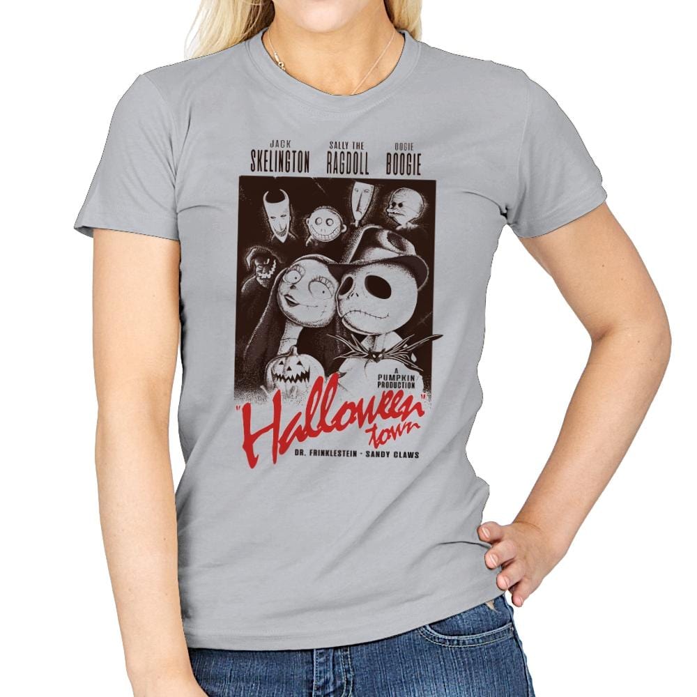 Halloweenblanca - Womens T-Shirts RIPT Apparel Small / Sport Grey