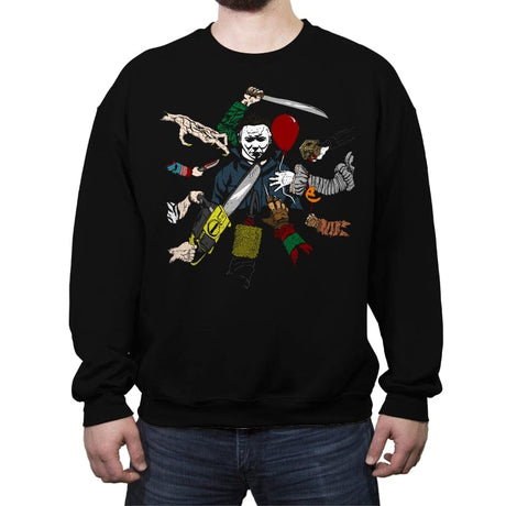 Hallowick - Crew Neck Sweatshirt Crew Neck Sweatshirt RIPT Apparel Small / Black