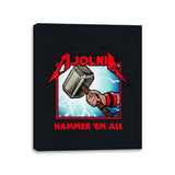 Hammer Time - Canvas Wraps Canvas Wraps RIPT Apparel 11x14 / Black