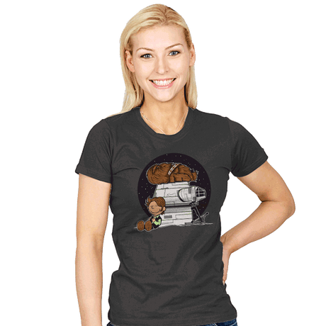 Han Brown - Womens - Juniors T-Shirts RIPT Apparel