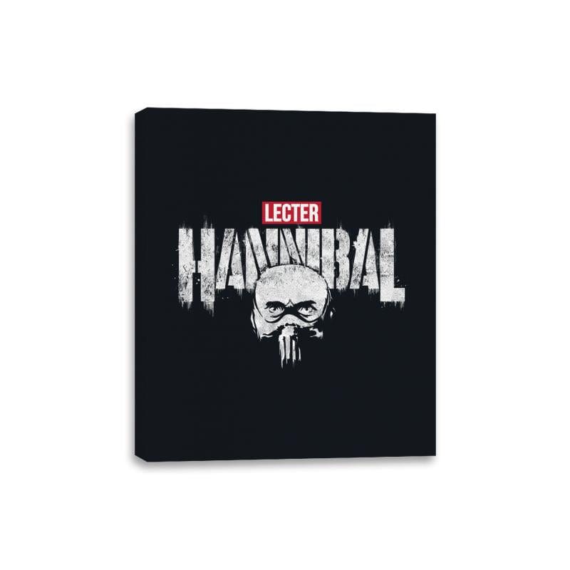 Hannibal Punisher - Canvas Wraps Canvas Wraps RIPT Apparel 8x10 / Black