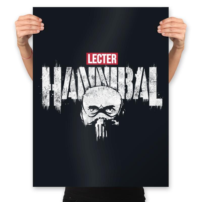 Hannibal Punisher - Prints Posters RIPT Apparel 18x24 / Black