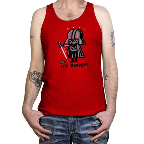 Happens It Does - Tanktop Tanktop RIPT Apparel X-Small / Red