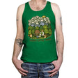 Happy Little Trees - Tanktop Tanktop RIPT Apparel X-Small / Kelly