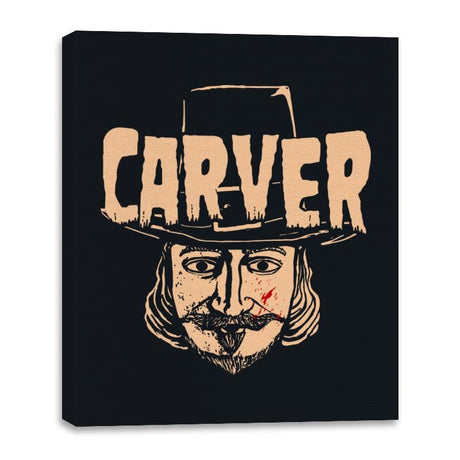 Happy Thanksgiving - Canvas Wraps Canvas Wraps RIPT Apparel 16x20 / Black