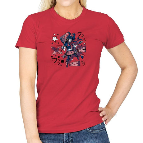 Harajuku Harley Exclusive - Womens T-Shirts RIPT Apparel 3x-large / Red