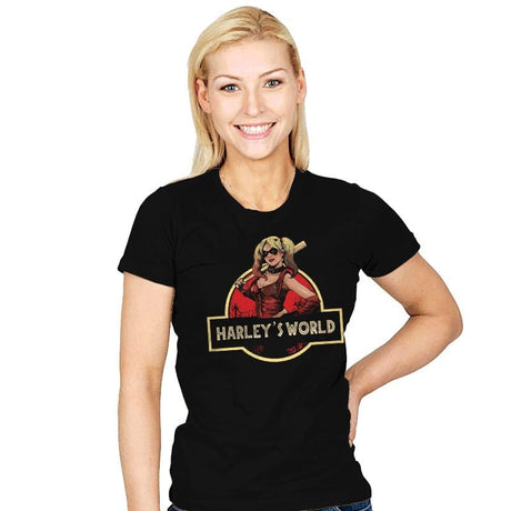 Harley's World - Womens T-Shirts RIPT Apparel