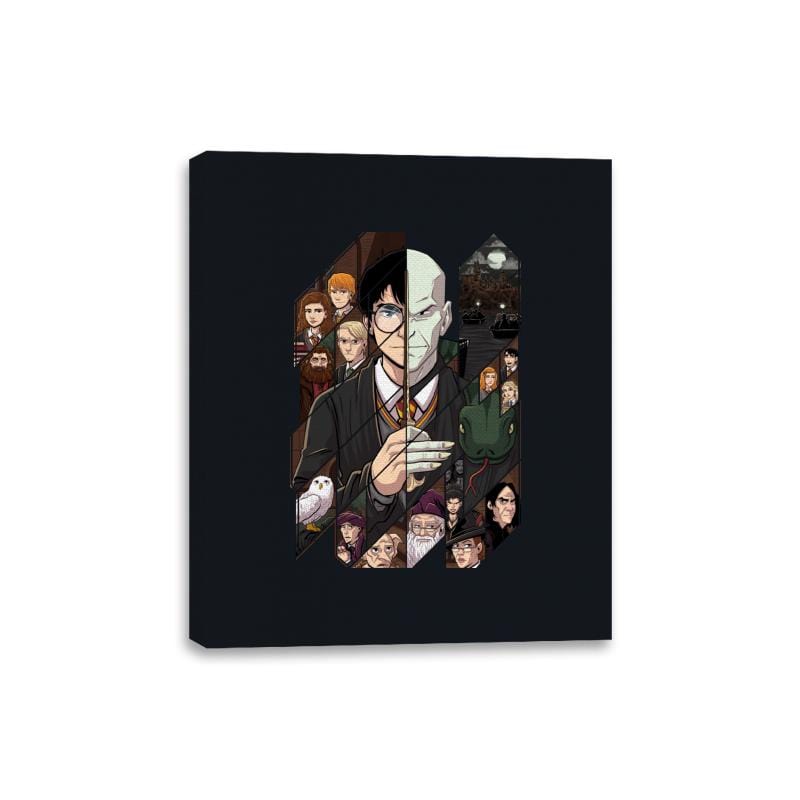 Harry Potter Tiles - Canvas Wraps Canvas Wraps RIPT Apparel 8x10 / Black