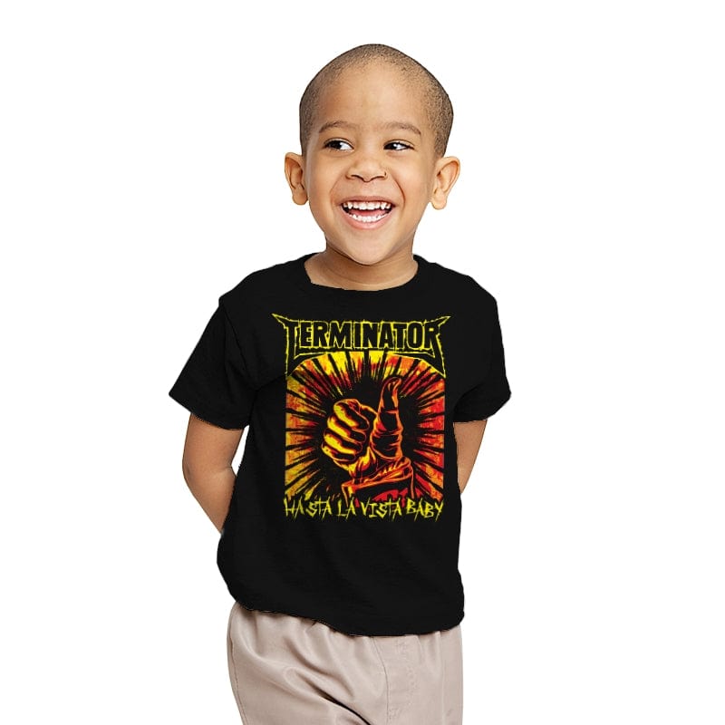 Hasta La Vista, Baby! - Youth T-Shirts RIPT Apparel X-small / Black