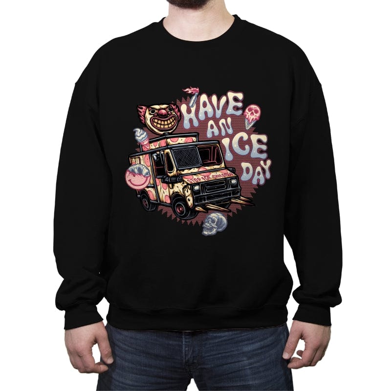 Have an Ice Day - Crew Neck Sweatshirt Crew Neck Sweatshirt RIPT Apparel Small / Black