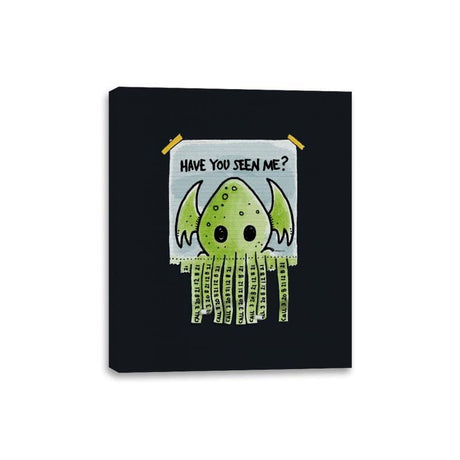 Have You Seen Me - Canvas Wraps Canvas Wraps RIPT Apparel 8x10 / Black