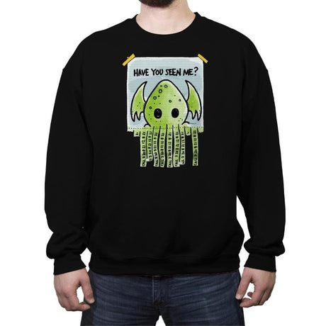 Have You Seen Me - Crew Neck Sweatshirt Crew Neck Sweatshirt RIPT Apparel Small / Black