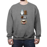 Hazelnut Fusion - Crew Neck Sweatshirt Crew Neck Sweatshirt RIPT Apparel Small / Sport Gray