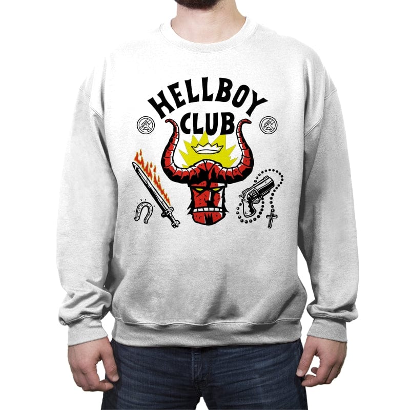 HB Club - Crew Neck Sweatshirt Crew Neck Sweatshirt RIPT Apparel Small / White